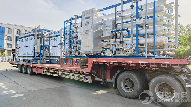 助力湖北某鋼鐵企業2*50t/h除鹽水改造項目一期設備，發往工程現場！